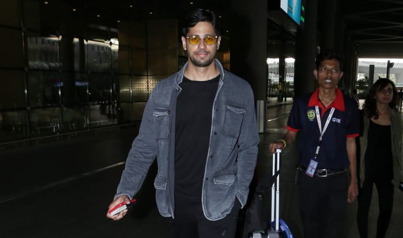 Sidharth Malhotra spotted at the airport after his visit to Colombo, Sri Lanka