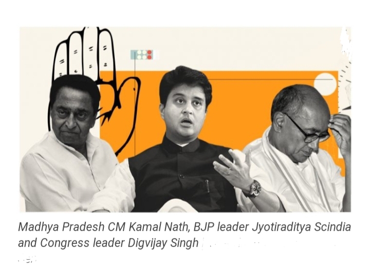 Digvijaya Singh and Kamal Nath Joined Hands Now To Save MP Government