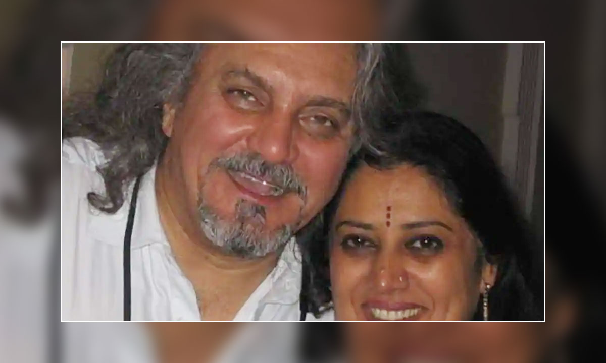 Former Bollywood actor Dan Dhanoa, now a sea captain, with his wife Nandita Puri.