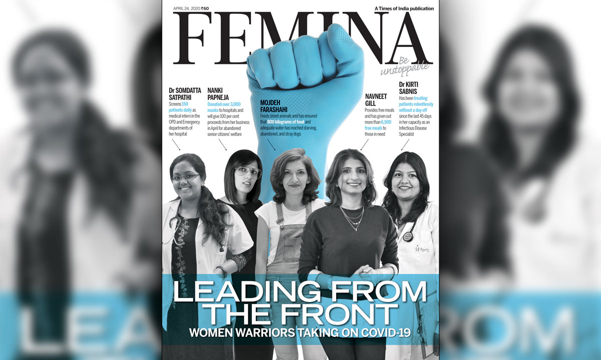 ‘Real Heroines’ on the cover of Femina