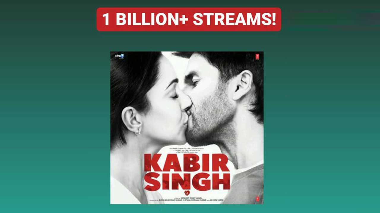 ‘Kabir Singh’ music album crosses 1 billion streams on a leading music streaming platform