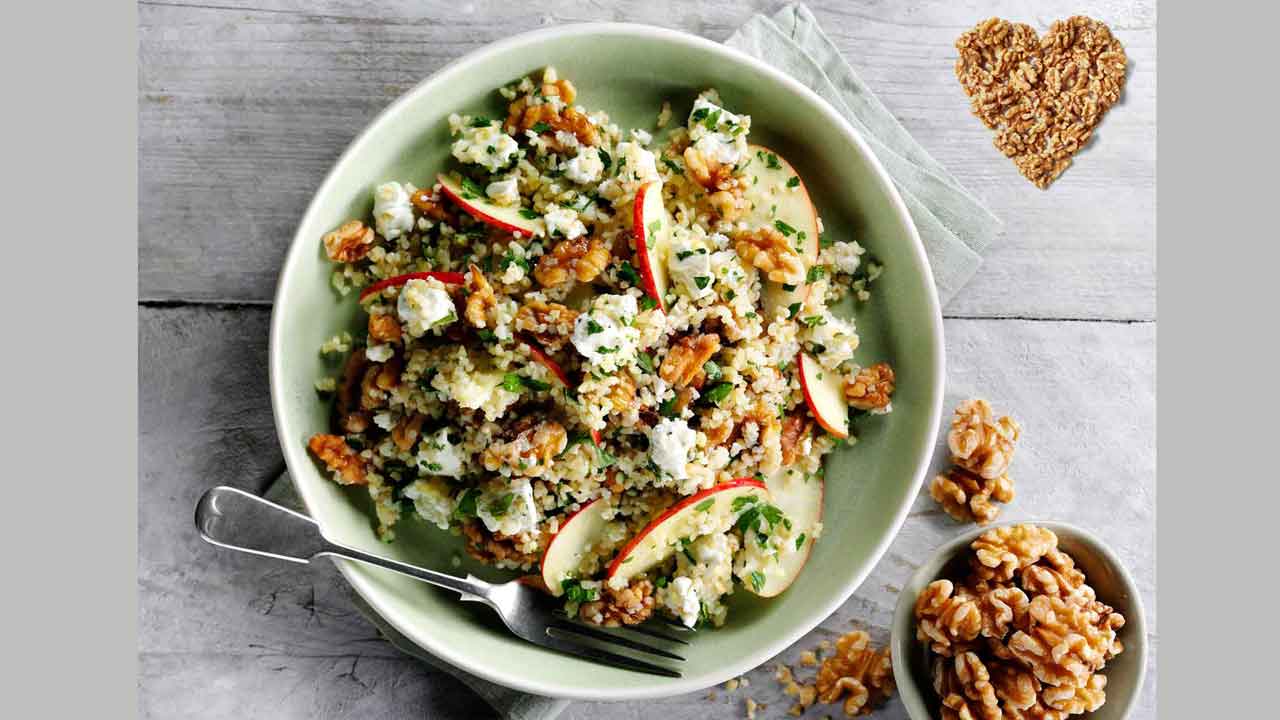 Pledge to use heart-healthy ingredients such as walnuts in your diet