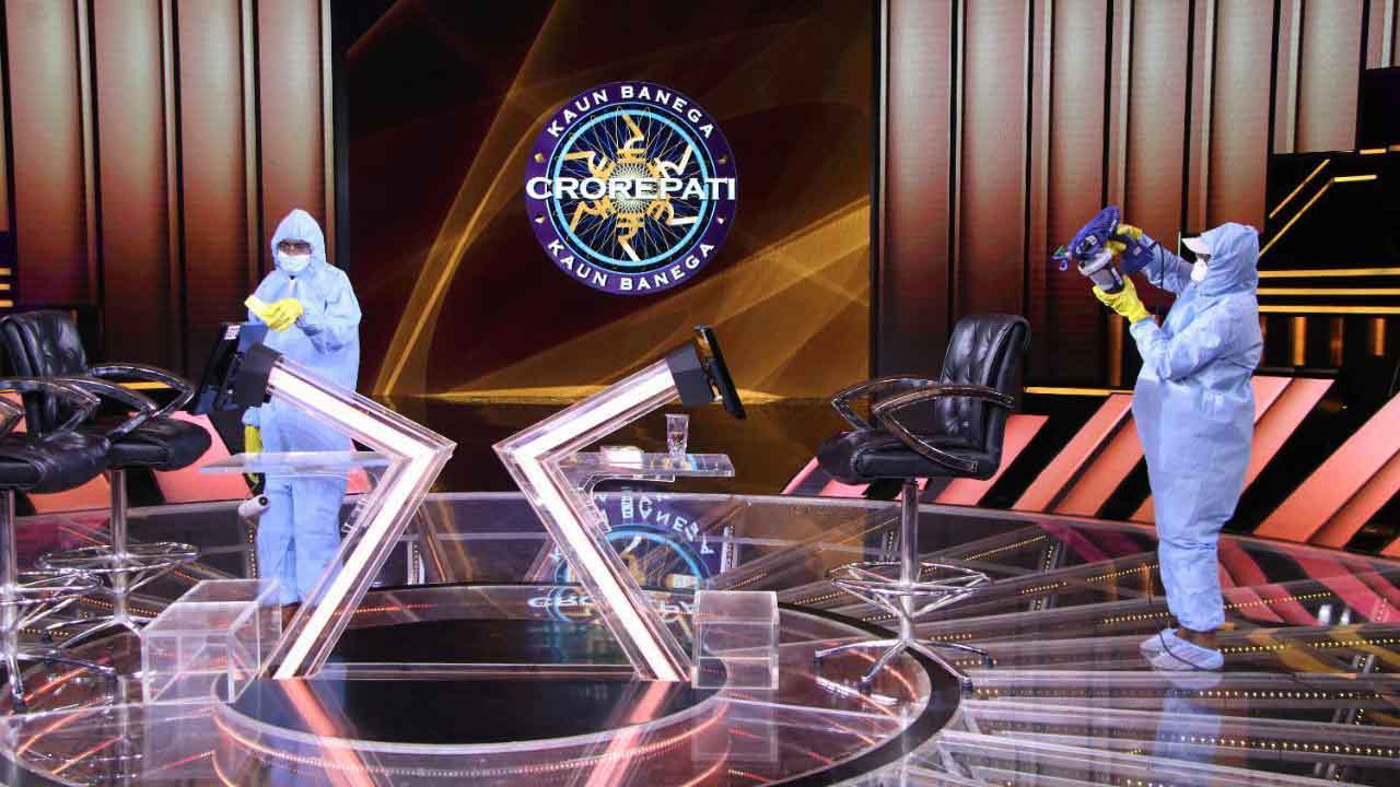 Kaun Banega Crorepati set gets sterilised with a special and latest Sanitisation service