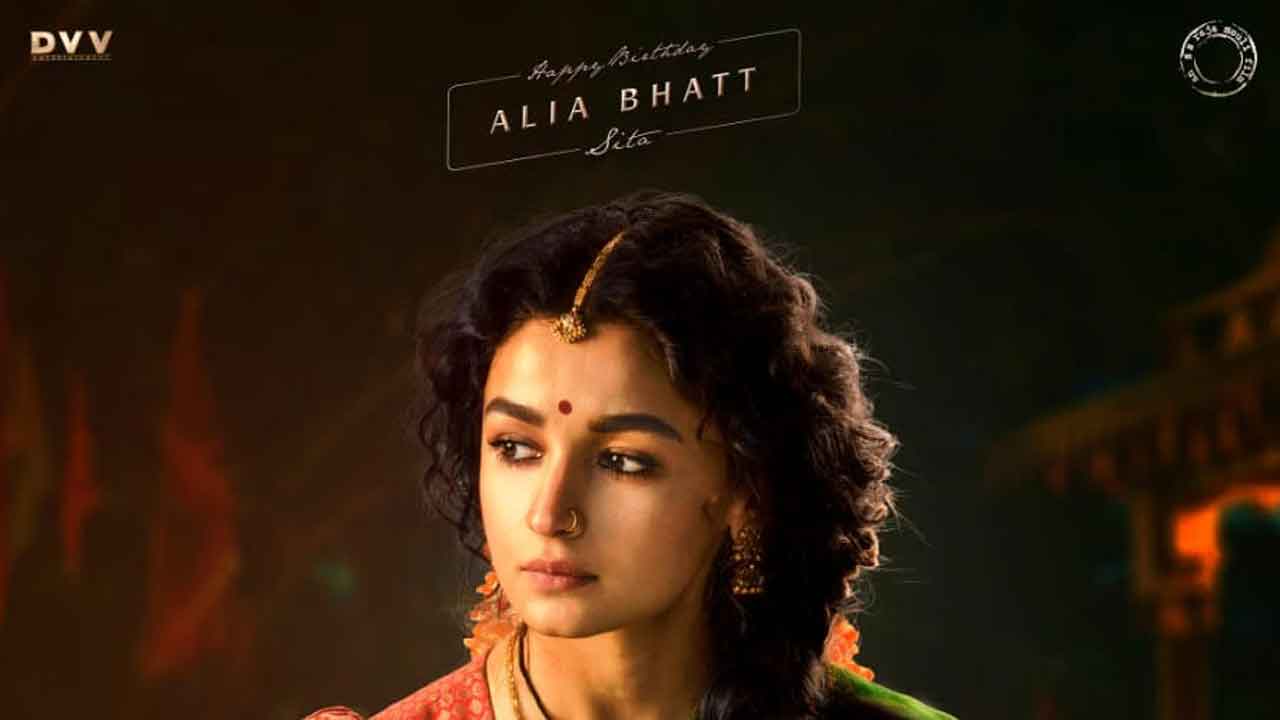 Alia Bhatt’s ‘Sita’ look from SS Rajamouli’s ‘RRR‘ revealed on her birthday