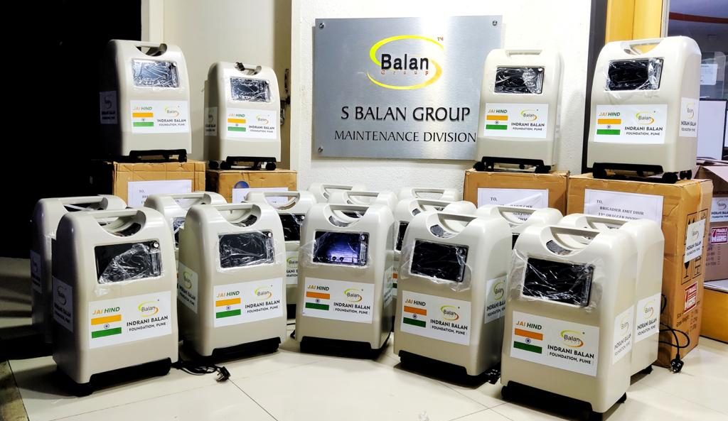 Indrani Balan Foundation donates 30 Oxygen Concentrators to the Indian Army in Kashmir!