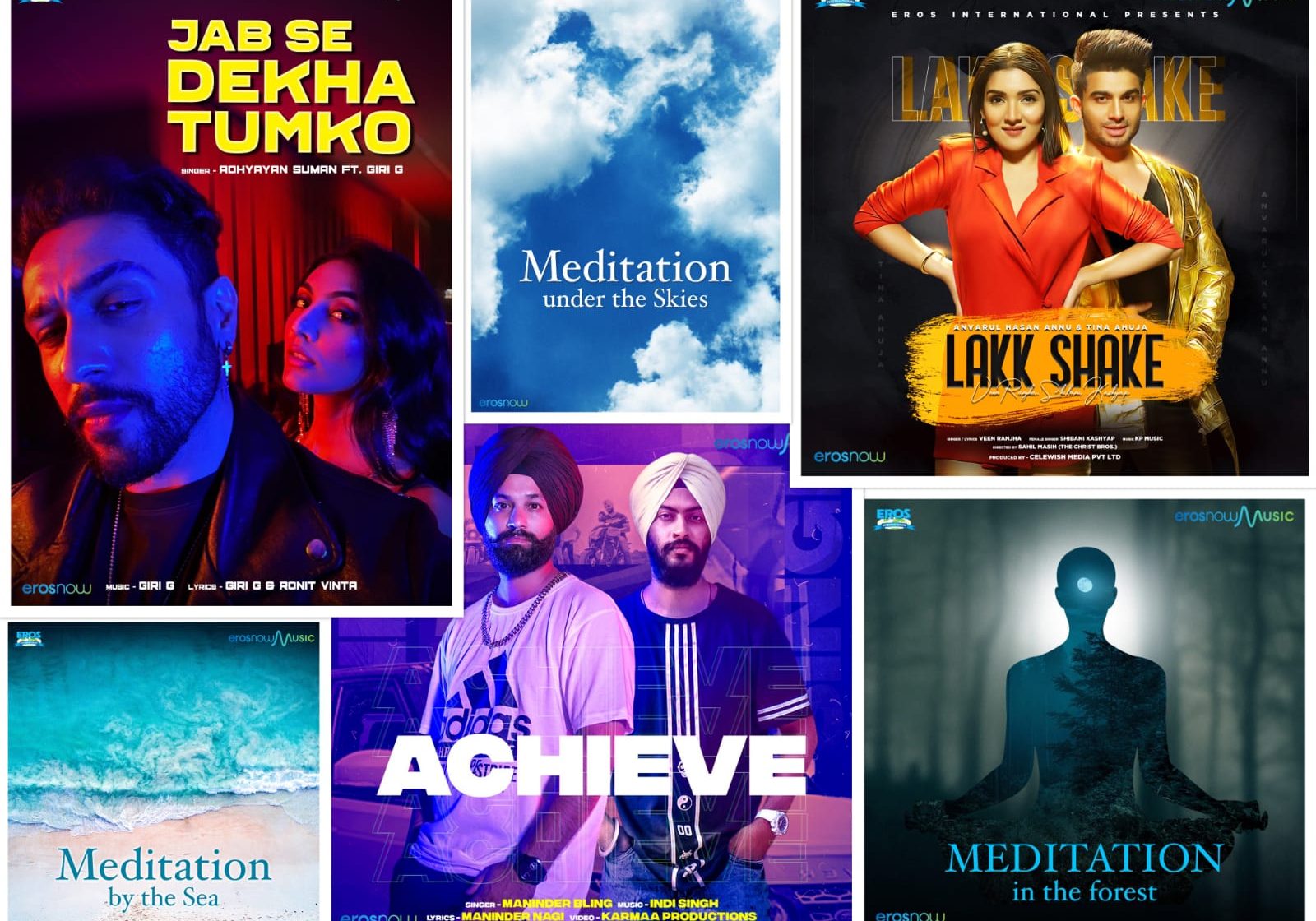 100 singles to be launched in the coming six months by Eros Now!