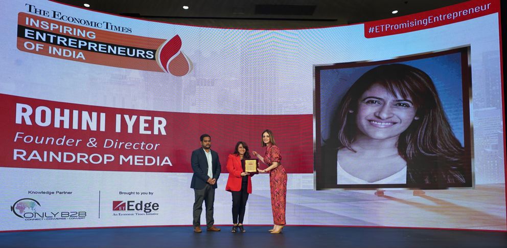 Rohini Iyer features in Femina’s Fabulous 40, gets recognised as an Inspiring Entrepreneur!