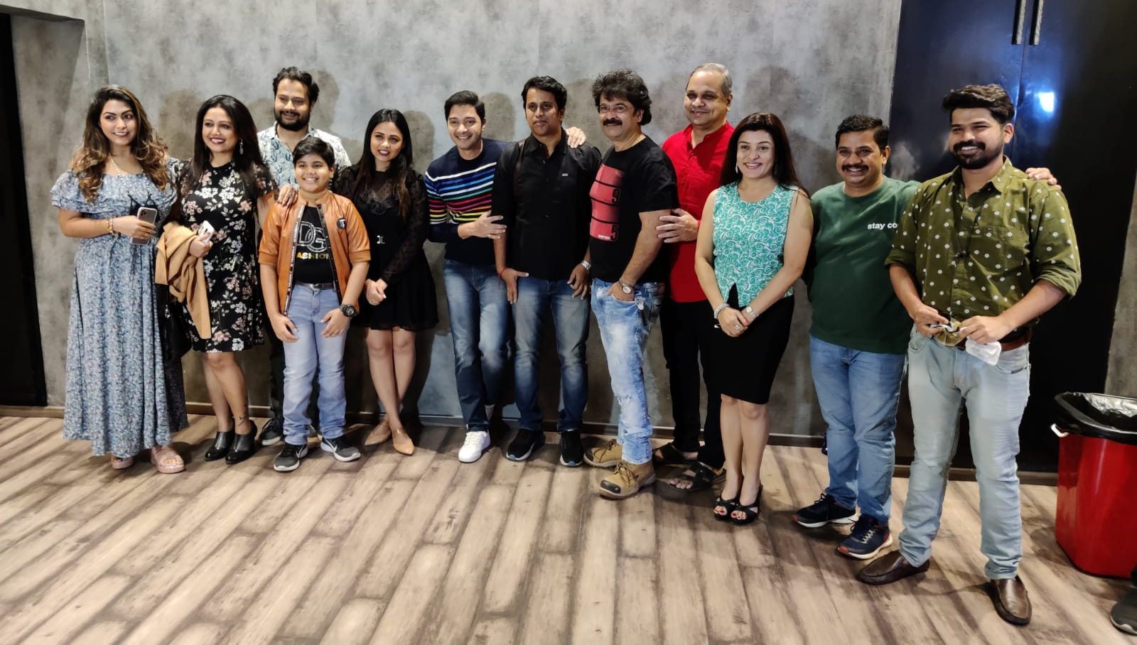 Shreyas Talpade and Prarthana Behere organised a special screening of  Rohit Shetty’s Sooryavanshi for the team of ‘Majhi Tujhi Reshimgath’!