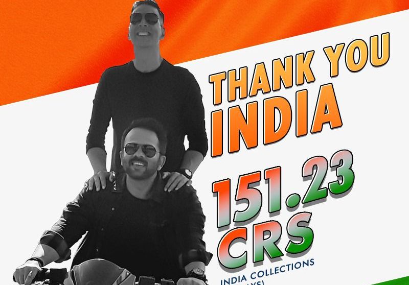 Sooryavanshi’s dhamaka continues, crosses the ₹ 150 crore mark at the Indian Box Office!