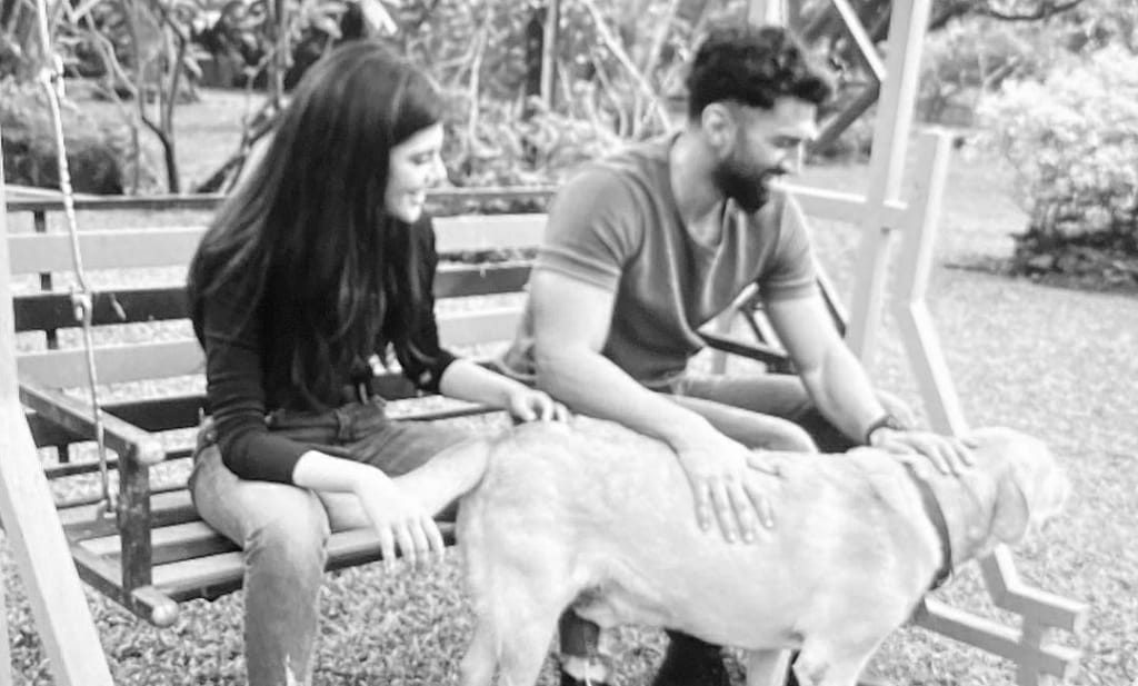 Sanjana Sanghi gives us a sneak peek of Aditya Roy Kapur and her!