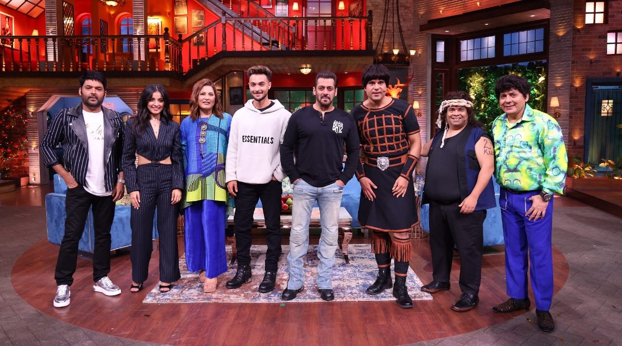 Salman Khan, Aayush Sharma, Mahima Makwana and Mahesh Manjrekar visit Kapil Sharma’s show!