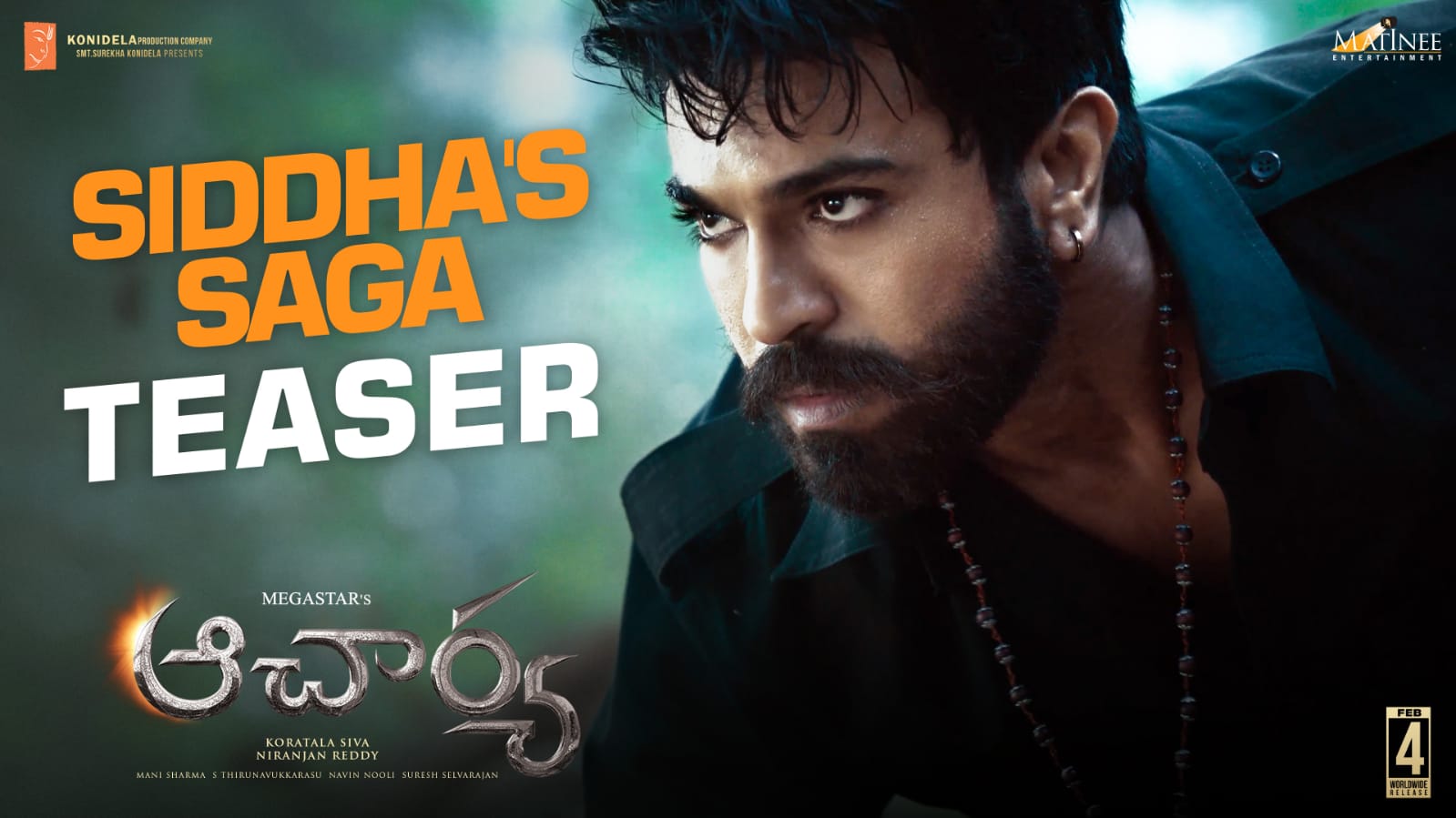 #RamCharan’s ”#Siddha” trailer out, the makers call it ‘Siddha’s Saga’!