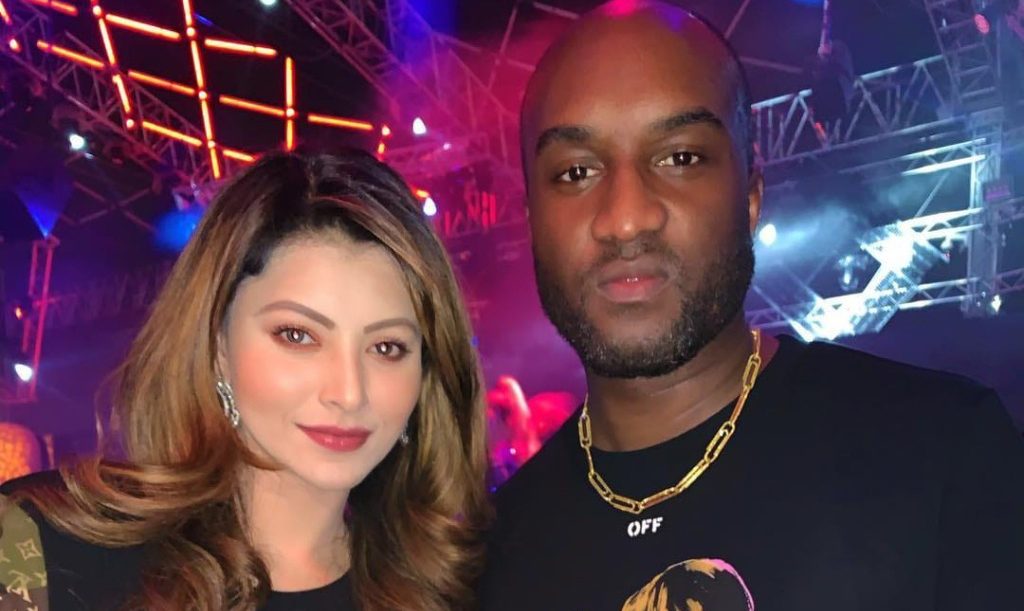 #UrvashiRautela pays her condolences to #LouisVuitton designer, #VirgilAbloh!