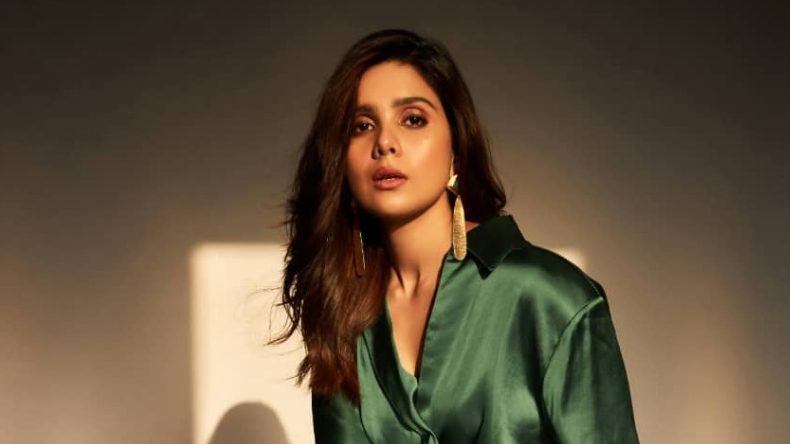 Rashmi Agdekar rocks in a Jade Green Satin ensemble!