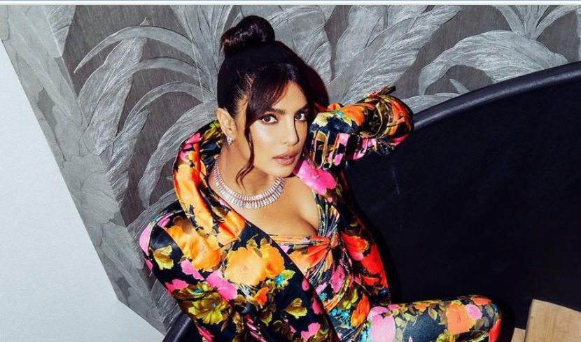 In a Richard Quinn floral suit Priyanka Chopra Jonas captured attention at the British Council’s Fashion Awards!