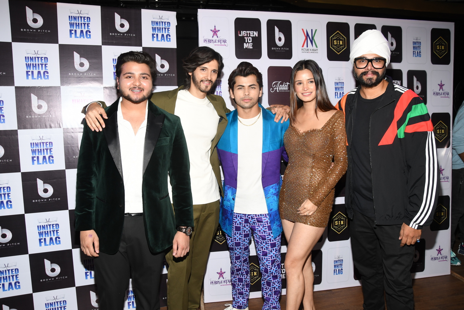 #BrownPitch and #UnitedWhiteFlag jointly unveil songs ‘Aadat’ and Film ‘Listen To Me’!