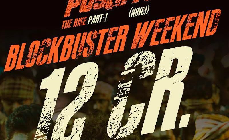 Pushpa: The Rise, (Hindi) collects a dozen cr on 1st weekend!
