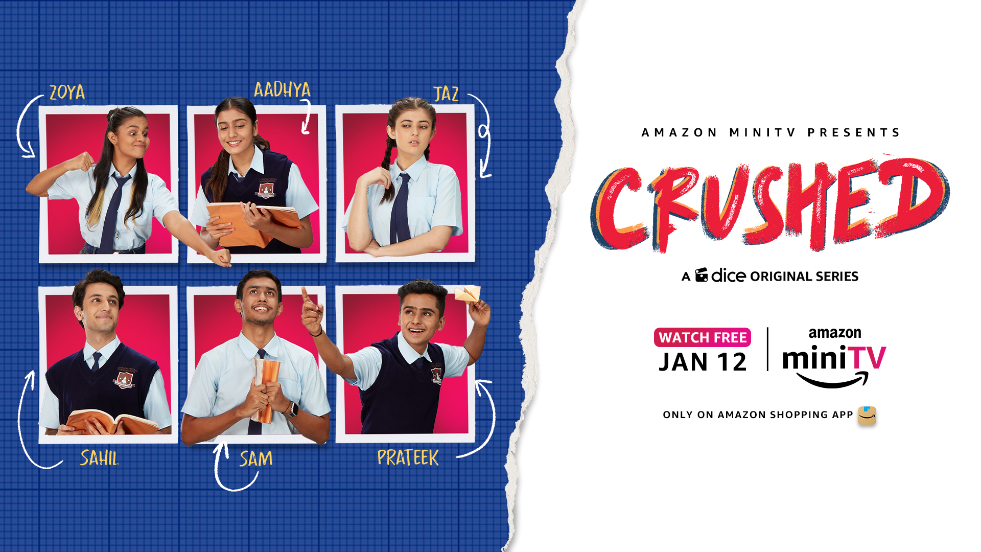 Coming of age dramedy ‘Crushed’ to premiere for free on Amazon Mini TV!