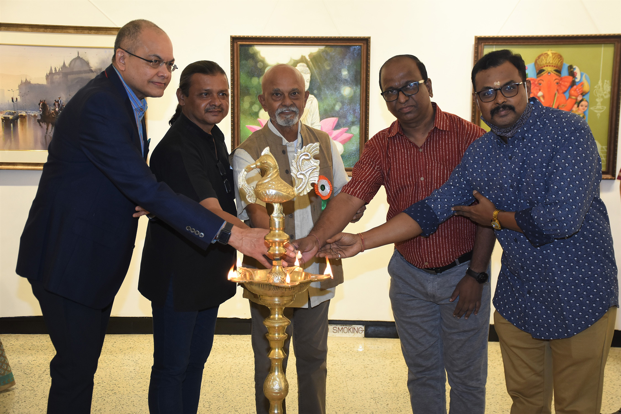 Annual cultural forum, Sahayog Contemporary Art Exhibition 2022’s 6th edition inaugurated!