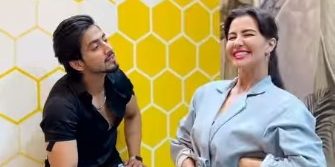 Giorgia Andriani has recreated one of the trending dialogues along with internet sensation Faisu!