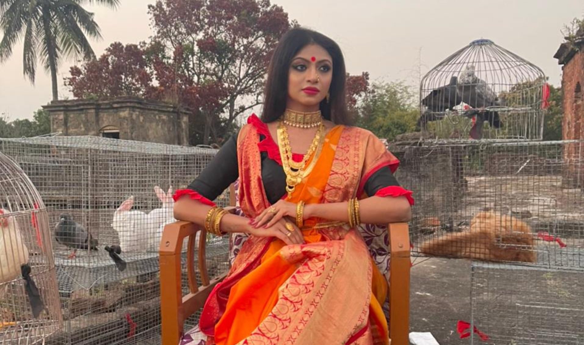 Nikkita Ghag stars in a period film based on Bengali culture, ‘Anandi’!
