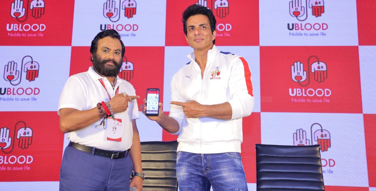 “UBLOOD”, India’s biggest blood donor app, launched by Sonu Sood!