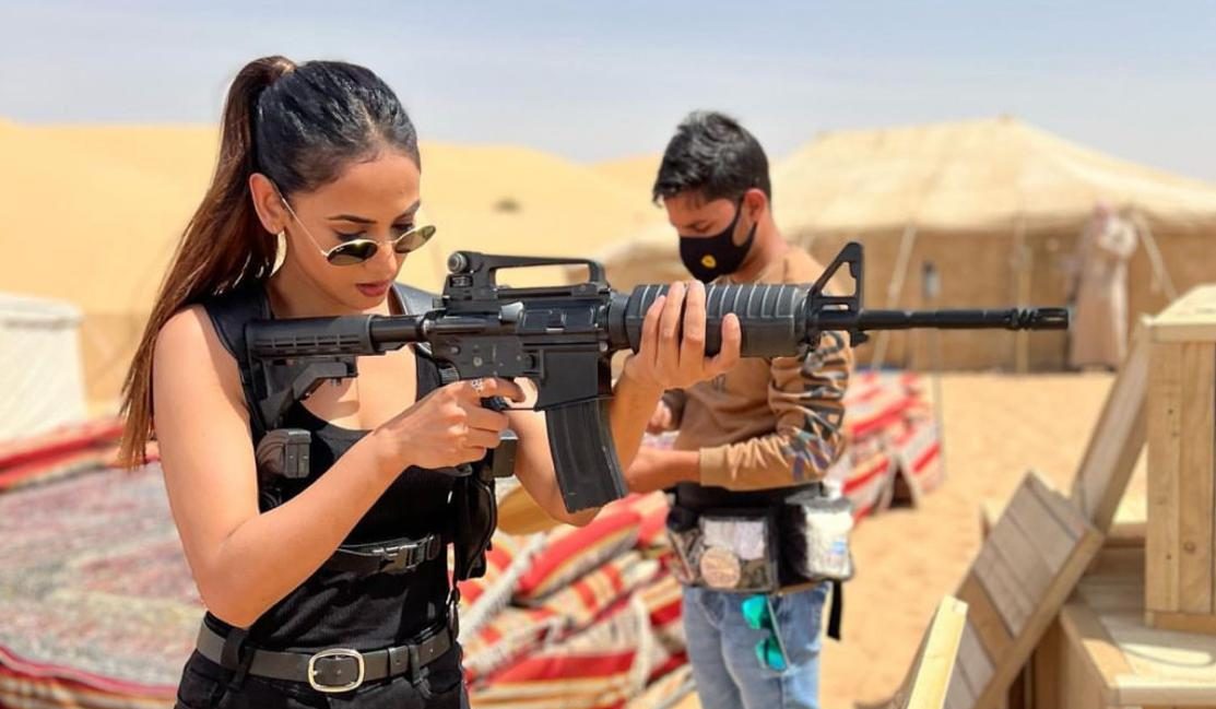 Sonal Chauhan puts in her blood, sweat & ‘bones’ for Nagarjuna’s The Ghost!