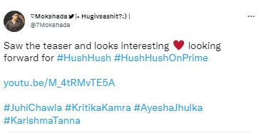 After watching trailer of ‘Hush Hush’, many are  eagerly waiting to know the dark secrets!