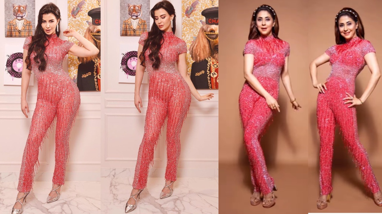 Giorgia Andriani and Urmila Matondkar look stunning in ‘similar’ outfits!
