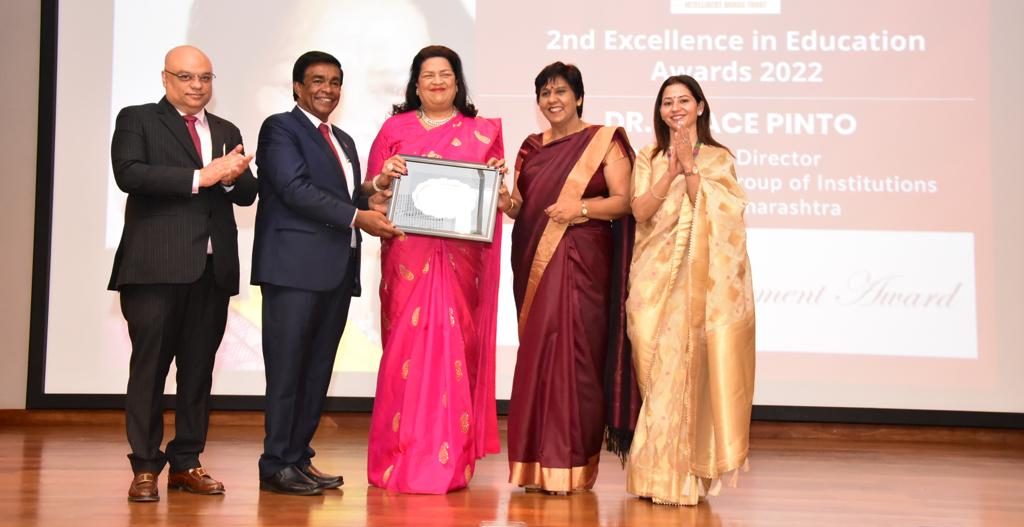 MD, Ryan International Group of Institutions, Dr Grace Pinto honoured with “Lifetime Achievement Award 2022″!