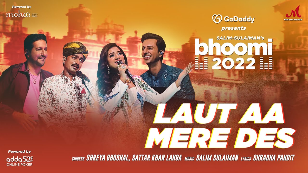 Third song from “Bhoomi 22”,  ‘Laut Aa Mere Des’, out!