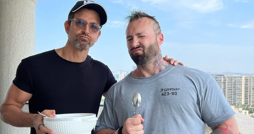 International celebrity trainer Kris Gethin all praise for Hrithik Roshan’s focus and commitment!