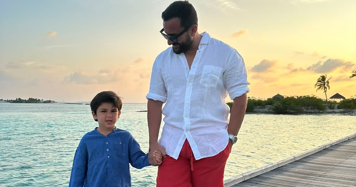 While Kareena is away busy shooting, Saif spends quality time with son Taimur!