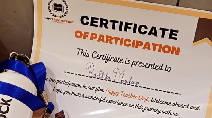 ‘Angrezi Medium’ actor Radhika Madan now in ‘Happy Teacher’s Day’, commenses shoot!