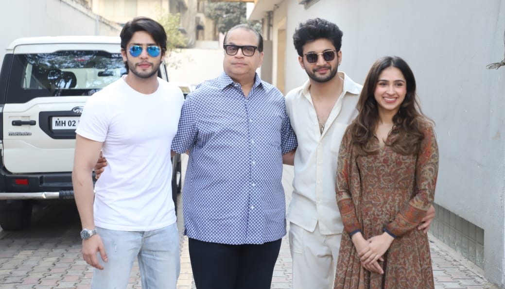 Rohit Saraf, Pashmina Roshan and Jibraan Khan surprised the producer Ramesh Taurani on his Birthday!