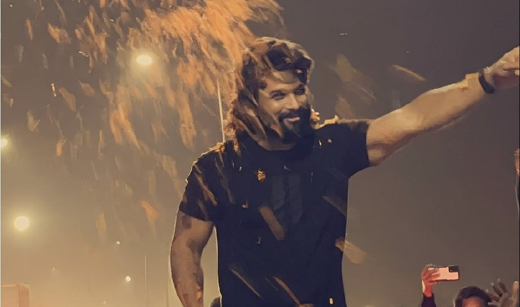 A fan club of Allu Arjun shares a picture of the Pushpa Raj from “Pushpa: The Rule”!