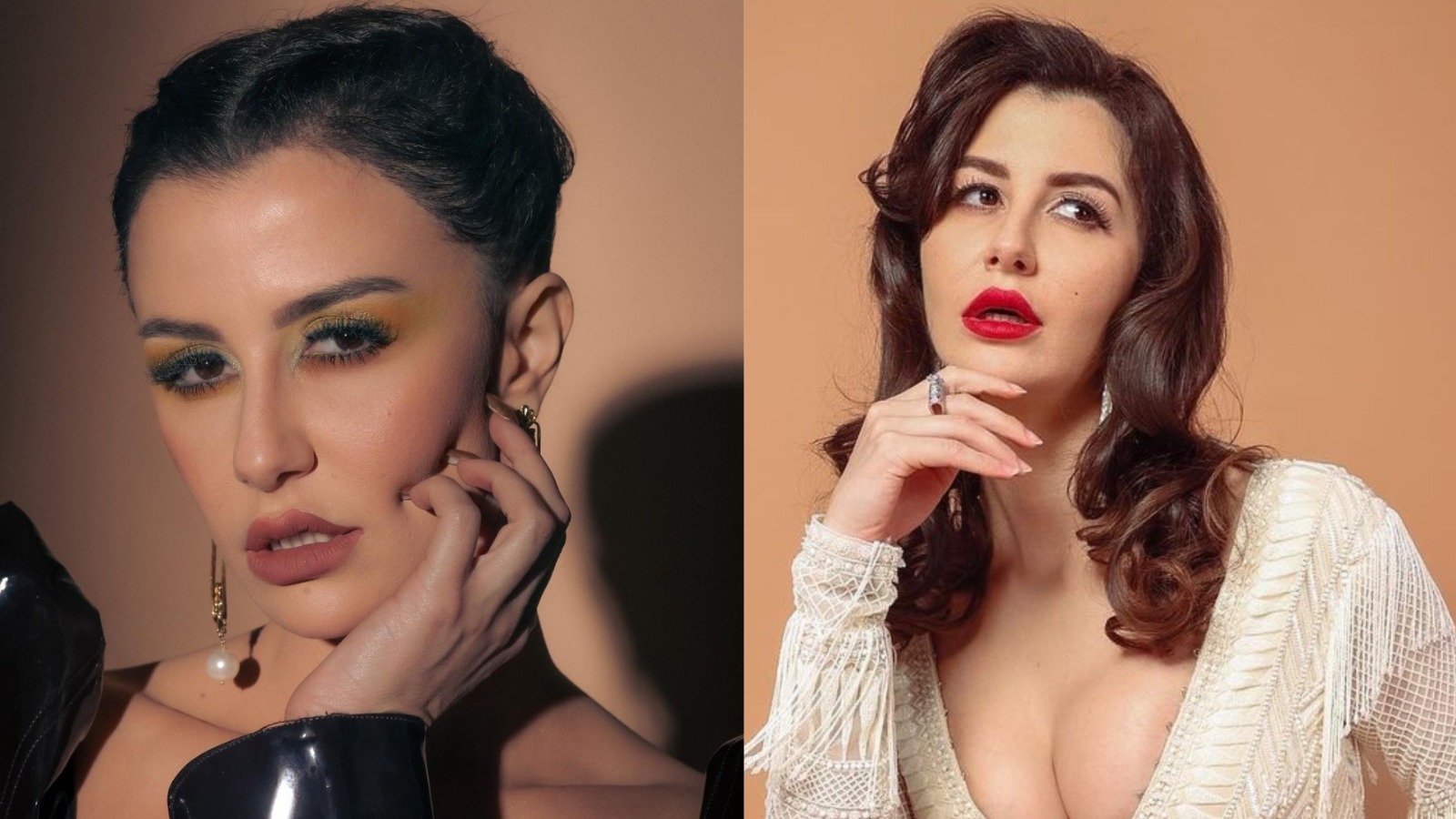 From soft romantic glam to an electrifying bold one, Giorgia Andriani’s various looks!