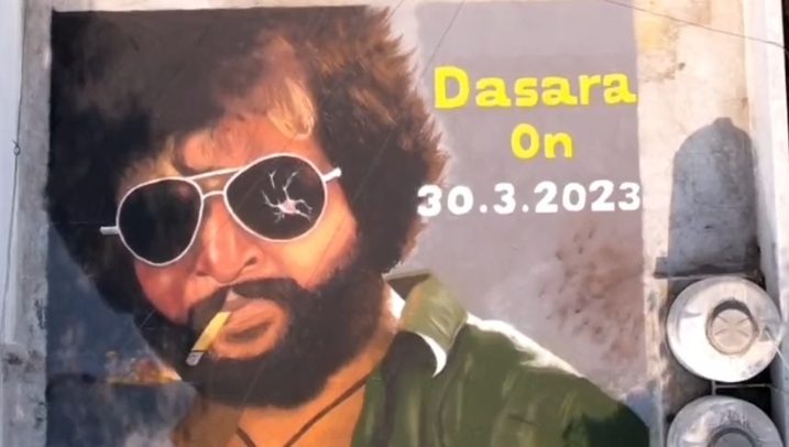 South Indian superstar Nani touched by the fan’s gesture of incredible ‘Dasara’ Rangoli tribute!