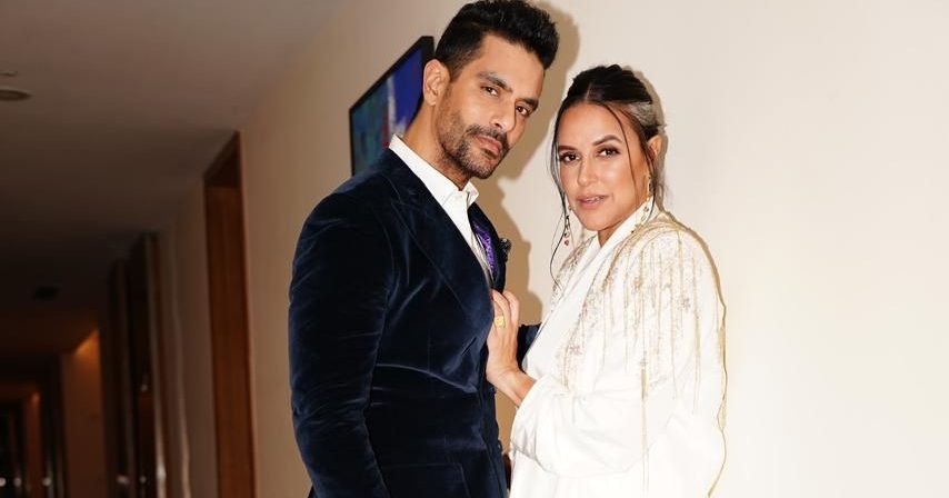 Angad Bedi and Neha Dhupia celebrarte their 5th wedding anniversary!