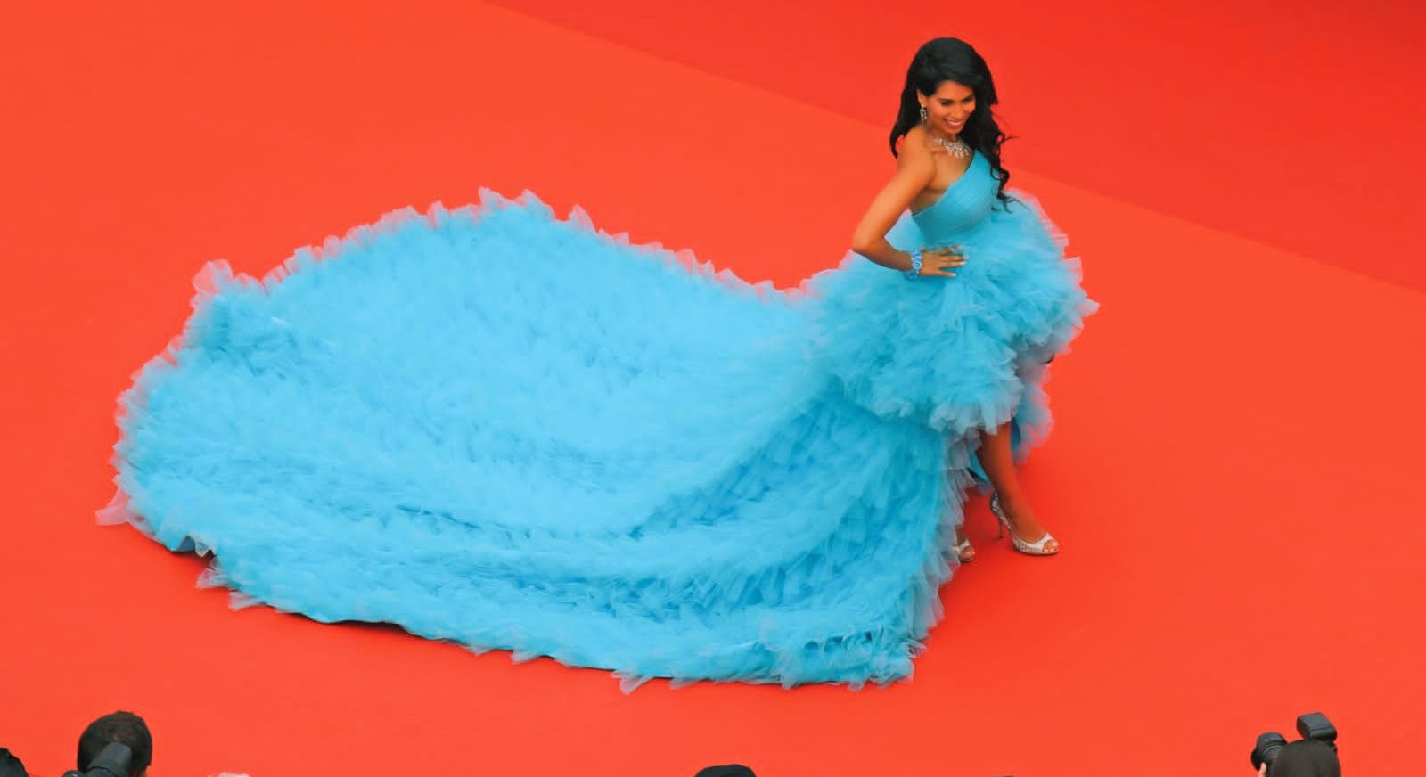 International Star Fagun Thakrar was listed as best dressed at the 76th Cannes Film Festival’s opening night ceremony!