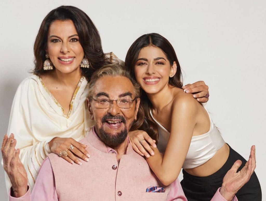 Alaya F shares a picture with three generations of Bedis!