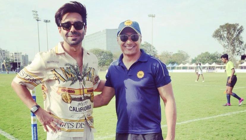 Aparshakti Khurana congratulates Rahul Bose and Rugby India!