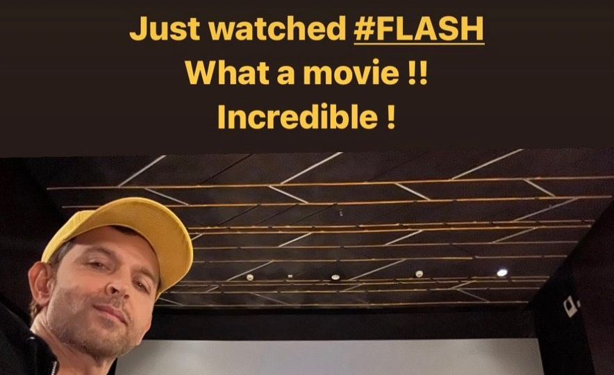 Hrithik Roshan praises the super hero film ‘The Flash’!