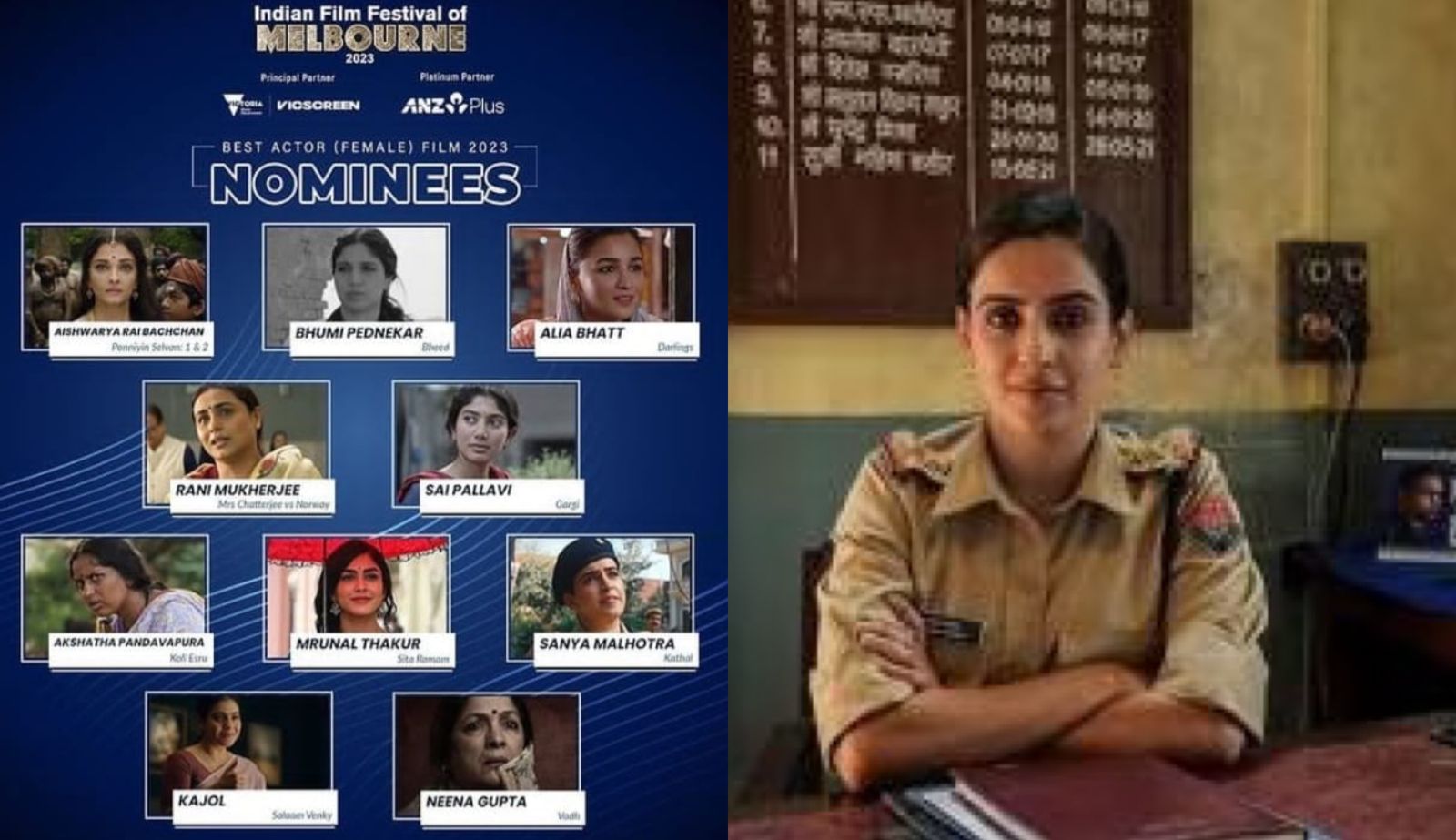 Sanya Malhotra nominated for Best Actor (Female) at the IFFM!