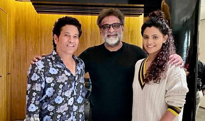 Sachin Tendulkar is impressed with Saiyami Kher’s Ghoomer style bowling!