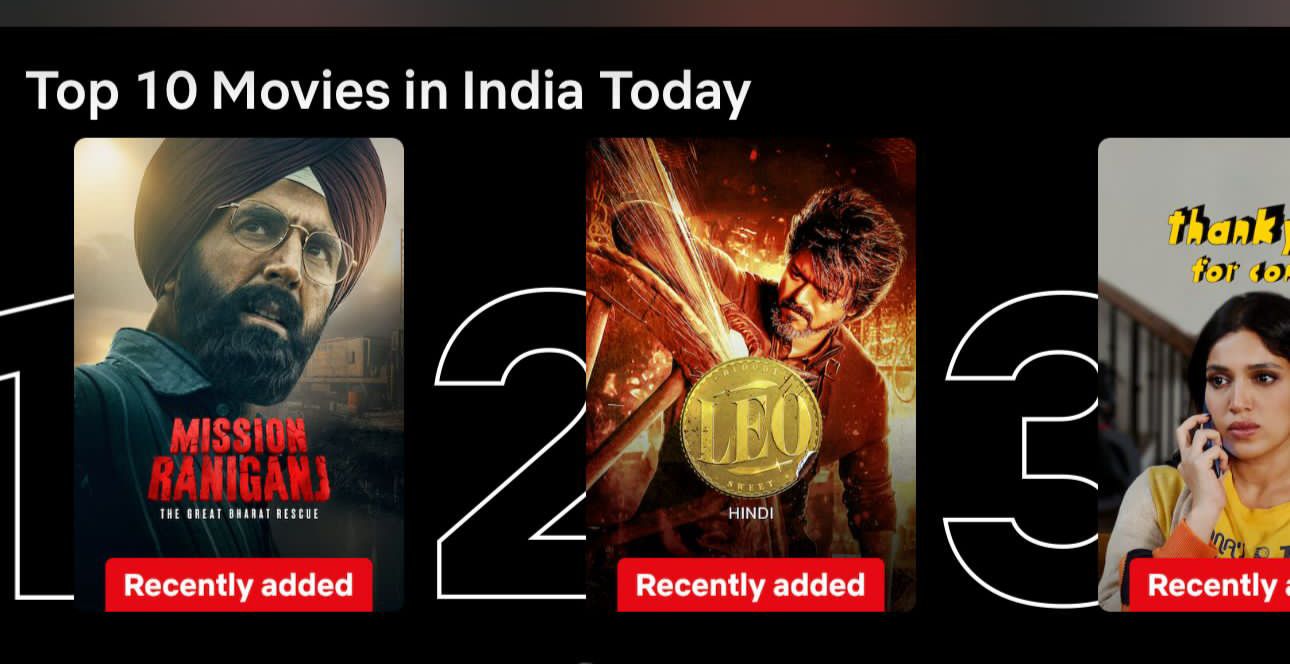 ‘Mission Raniganj’ is trending on No.1 on Netflix!