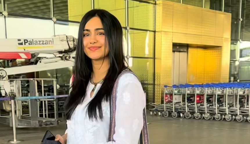 Adah Sharma spotted wearing grass slippers at the airport!