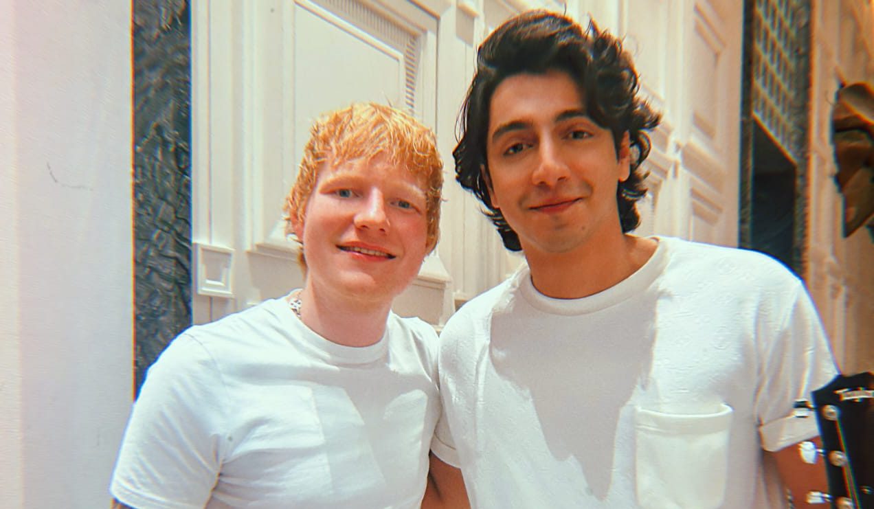 Ahaan Panday gets his guitar autographed by Ed Sheeran!