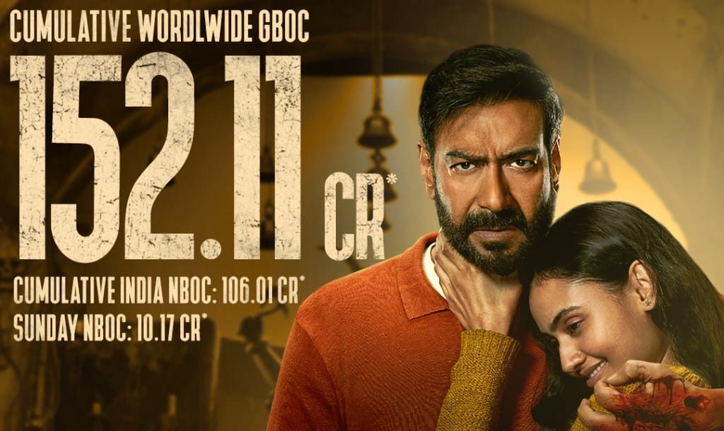 Shaitaan collects ₹106.01 Crores NBOC (India) & ₹152.11 Crores Worldwide Gross!