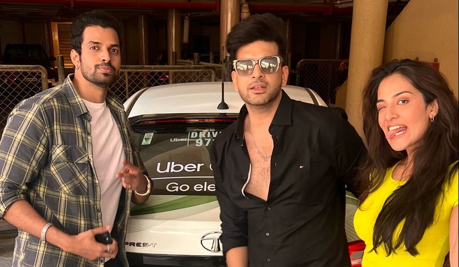 While promoting ‘Love Adhura’, Karan Kundrra dons the driver’s hat as the ‘Special Uber’!